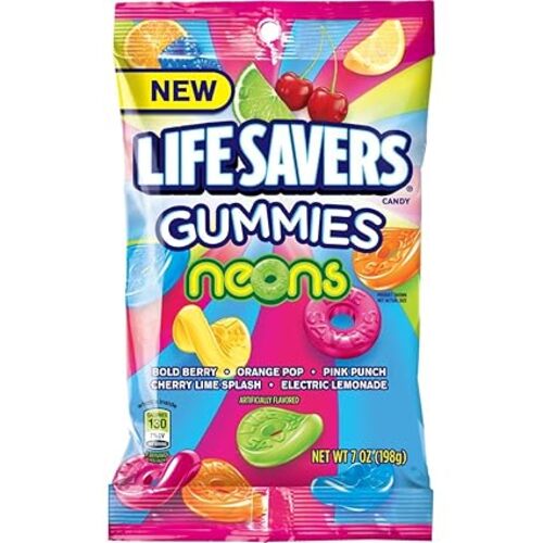 USA Lifesavers Gummies Neons