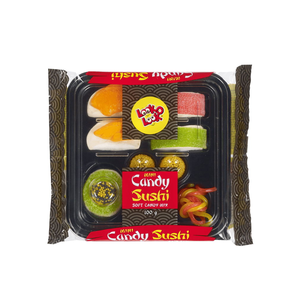 Look-O-Look Gummy Sushi 100g Pack