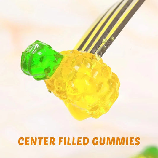 4D Amos Centre Filled Pineapple Gummy 150gram