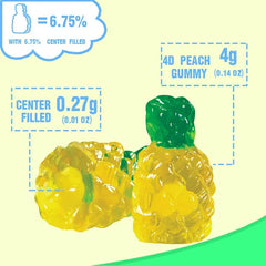 4D Amos Centre Filled Pineapple Gummy 150gram