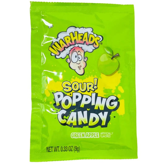 Warheads Popping Candy Green Apple 9g (USA)