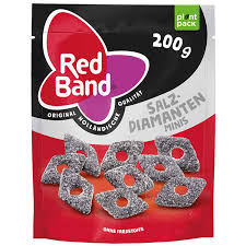 Red Band Salz-Diamanten Salt Diamonds Minis (Dutch Licorice) 200g