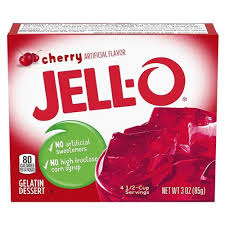 Jell-O Cherry Dessert 85g