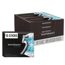 USA 5 Wintermint Ascent Gum BB Dec 2024