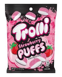 Trolli Strawberry Puffs 120g (USA)