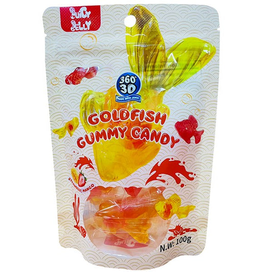 Juicy Jelly Gold Fish Gummy 100g