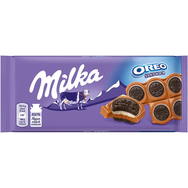 Milka Oreo Sandwich Block 92g (UK)