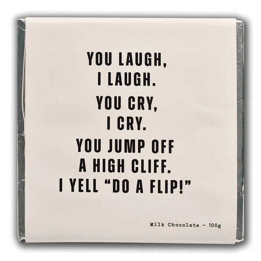 Novelty Chocolate You Laugh I laugh 100g