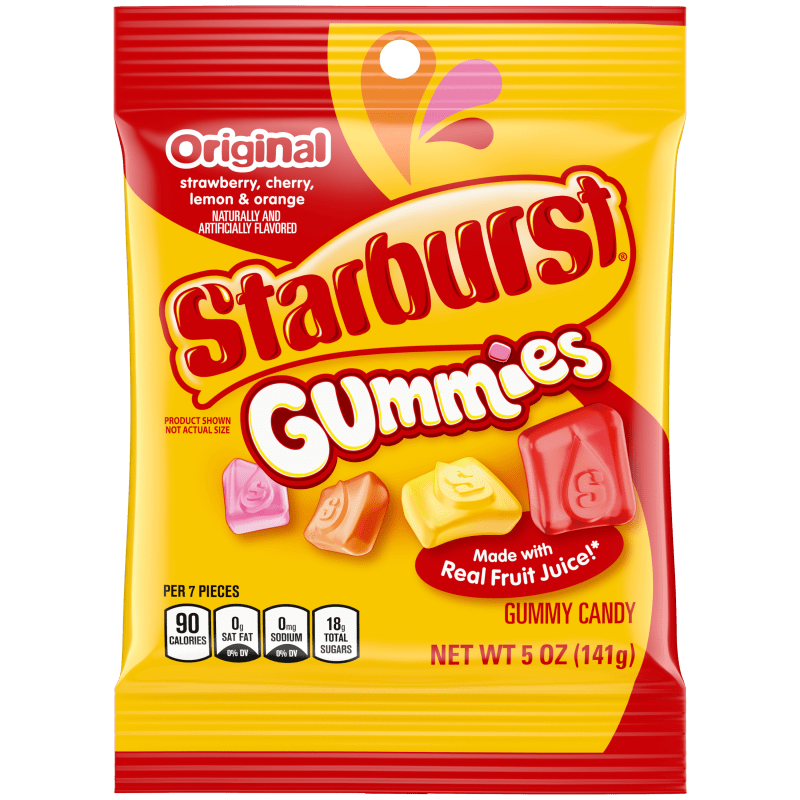 USA Starburst Gummies 141g Collection