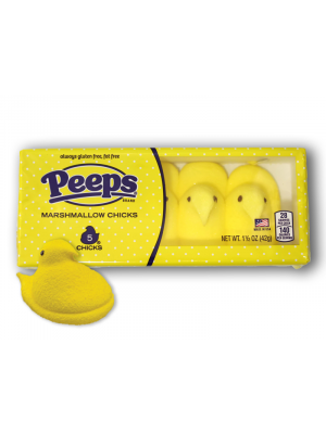 Peeps Marshmallow Yellow Chicks 5 Pack