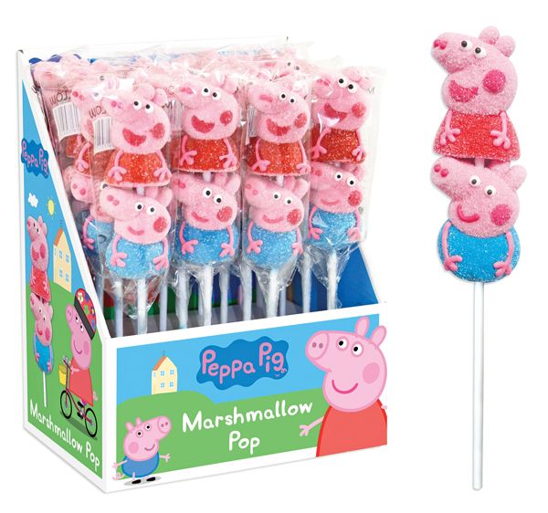 Bazooka Peppa Pig Lollipop 30g