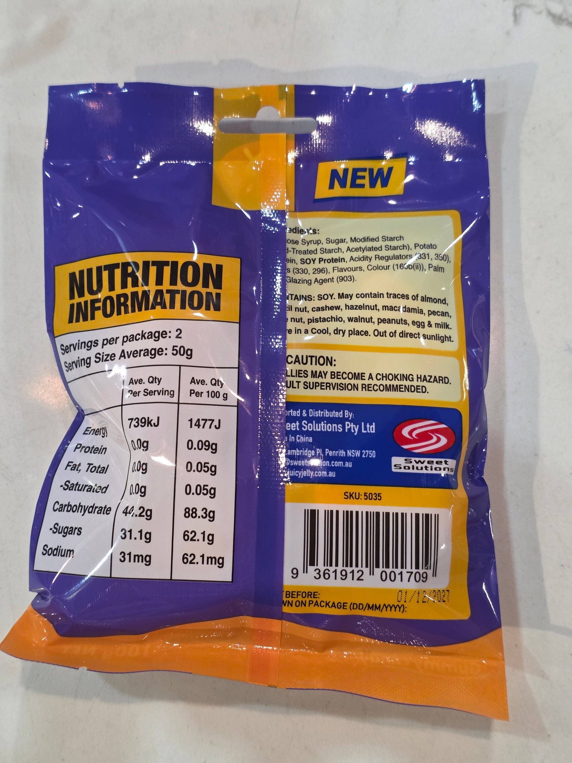 Juicy Jelly Bear Swedish Style Candy 100g (Net)