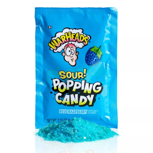 Warheads Popping Candy Blue Raspberry 9g (USA)