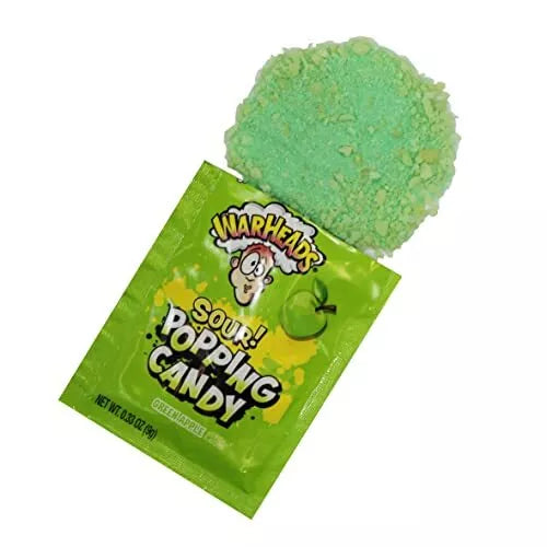 Warheads Popping Candy Green Apple 9g (USA)