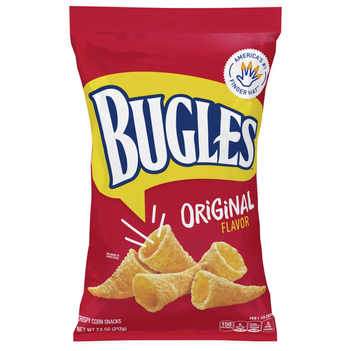 USA Bugles Original Corn Chips Pack 212g