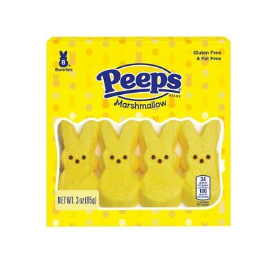 Peeps 8 Pack Yellow Bunny (USA)