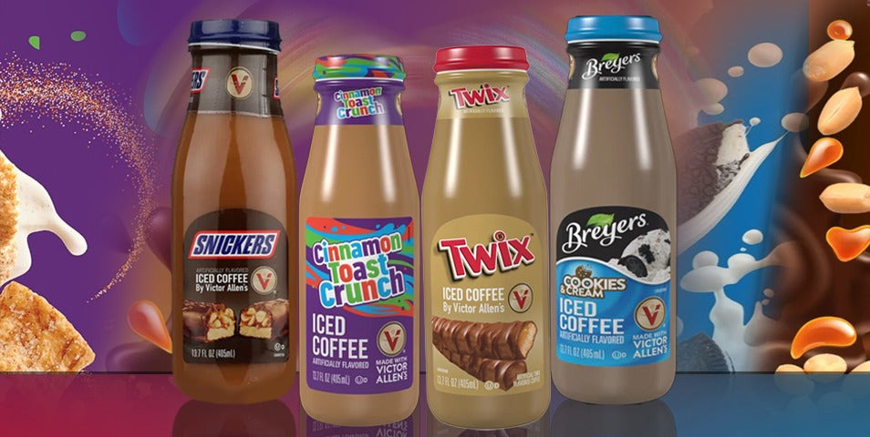 USA Iced Drinks Snickers, Twix, Cinnamon Toast & Cookies N Cream