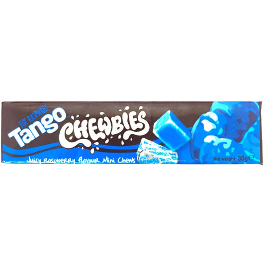 UK Tango Blue Raspberry Chewbies 30g BB July 2025 (Halal)
