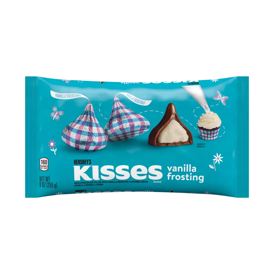 Hershey's Kisses Filled With Vanilla Frosting Crème 255g(USA)