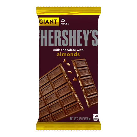 Hershey's Milk Chocolate With Almond Giant Bar