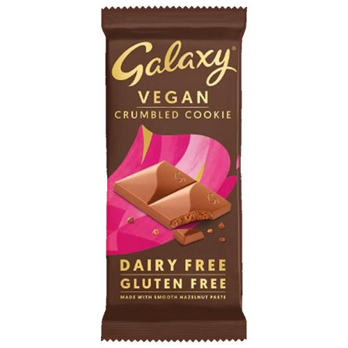 Galaxy Vegan Crumbled Cookie Block 100g (GF) (UK)