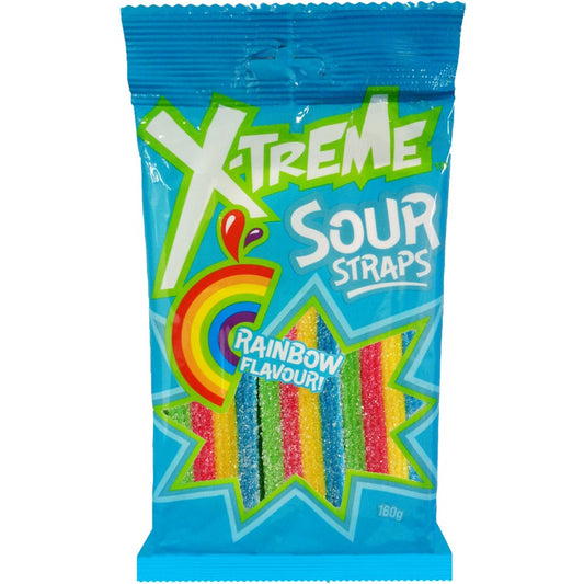 X-Treme Sour Strap Rainbow 160g