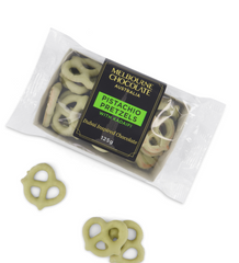 Dubai Inspired White Pistachio Pretzels With Kataifi