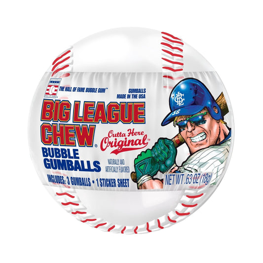 Big League Baseball with Gumballs 18g (USA)
