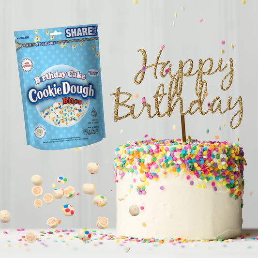 Birthday Cake Cookie Dough Bites Share Size Bag 298g (USA)