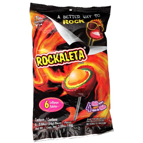 Sonrics Rockaleta Lollipop  (Mexican)