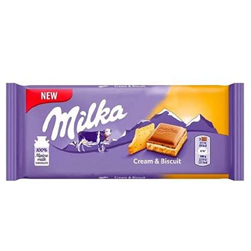 Milka Cream & Biscuit (UK)