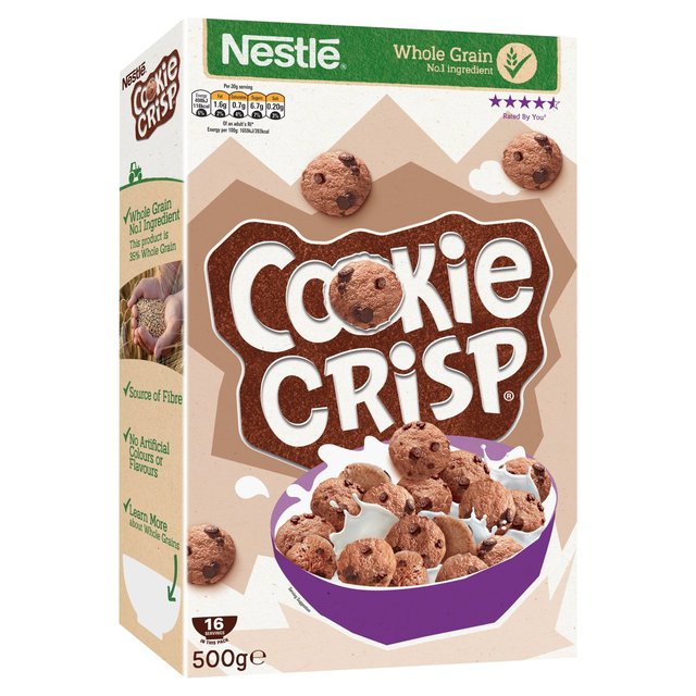 Cookie Crisp Cereal 500g  (UK)