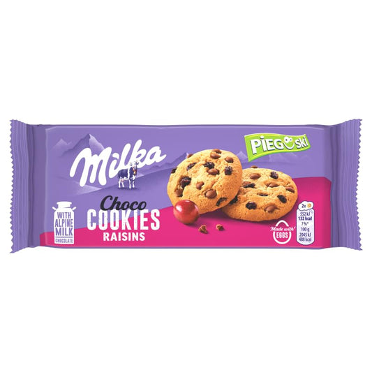 (UK) Milka Choco Cookies Raisins 135g