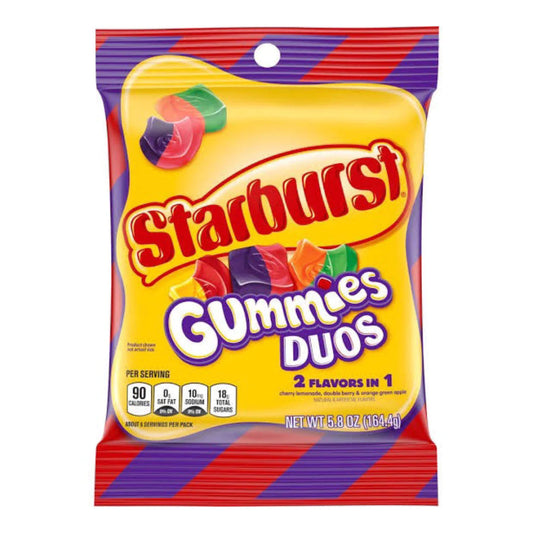 Starburst Gummies Duo Bag 164.4g (USA)