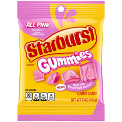 US Starburst Gummies All Pink 141g