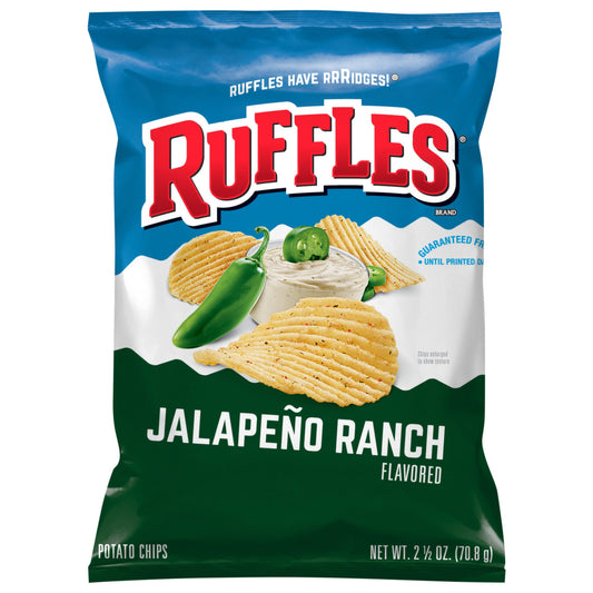 Frito Lay Ruffles Jalapeno Ranch 184.2g