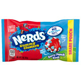 Nerds Gummy Clusters Grape Strawberry Blitz, Rainbow & Football Rush 85g (Single)