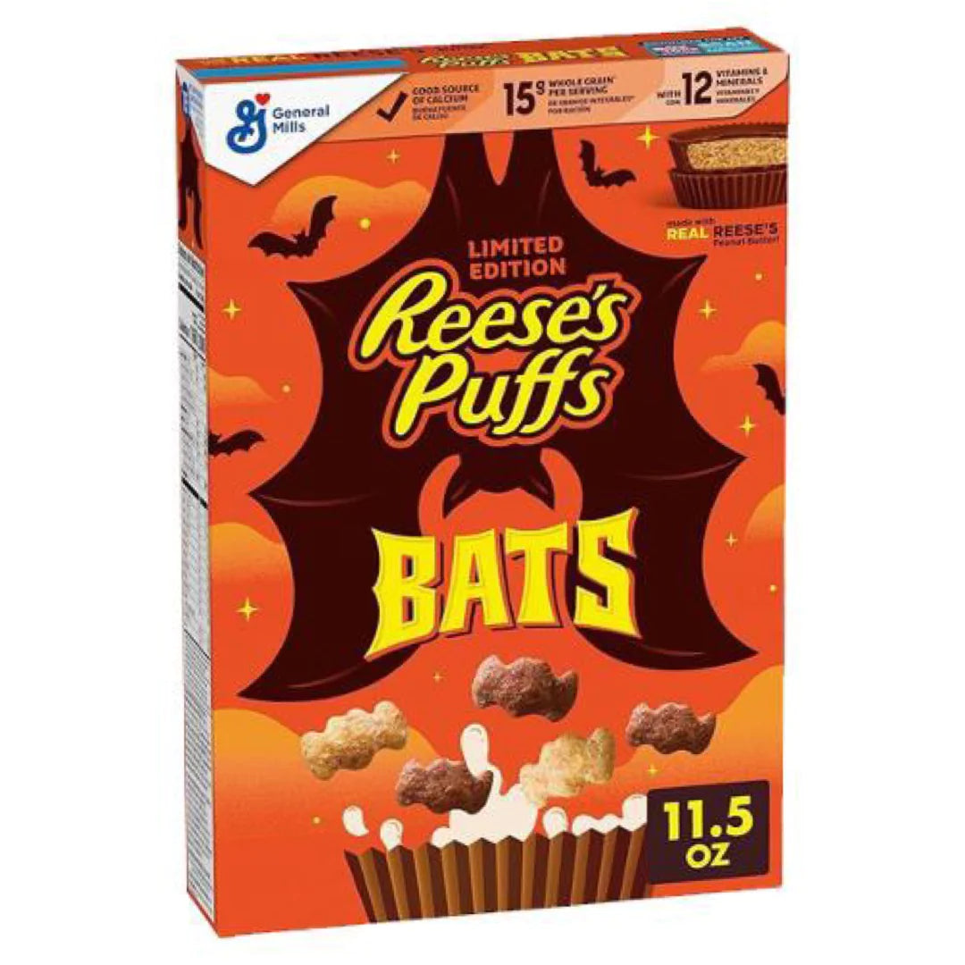 Reese's Puffs Bats Halloween Cereal