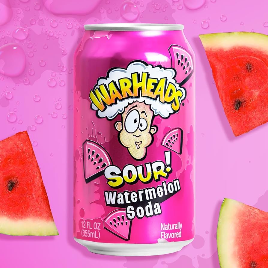 Warheads Sour Watermelon Soda