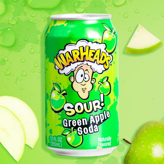 Warheads Green Apple Soda