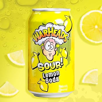 Warheads Sour Lemon Soda