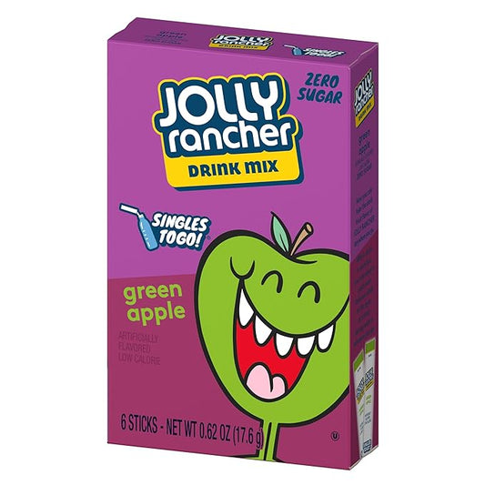 Jolly Rancher Green Apple Zero Sugar Drinks Mix (USA)