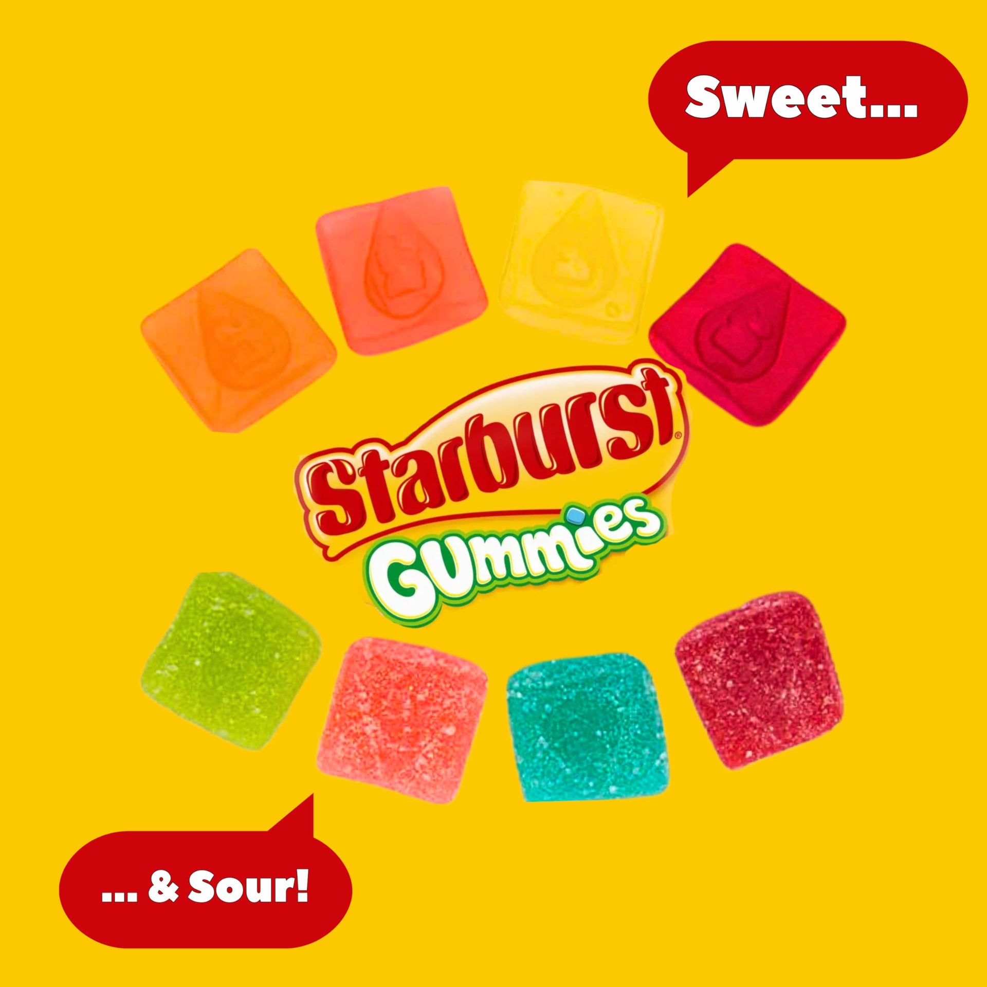 USA Starburst Gummies 141g Collection
