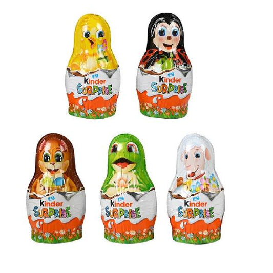 UK Kinder Surprise Hollow Figures 4 Designs 36g