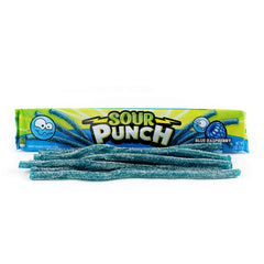 Sour Punch Blue Raspberry Straws  57g (USA)