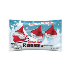 US Hershey's Kisses Milk Chocolate Santa Hat Christmas 240g