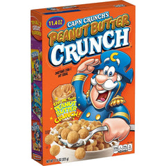 Captain Crunch Peanut Butter Cereal 325g (USA) *PAST BEST BEFORE DATE MAY/JUNE2024** READ DESCRIPTION**