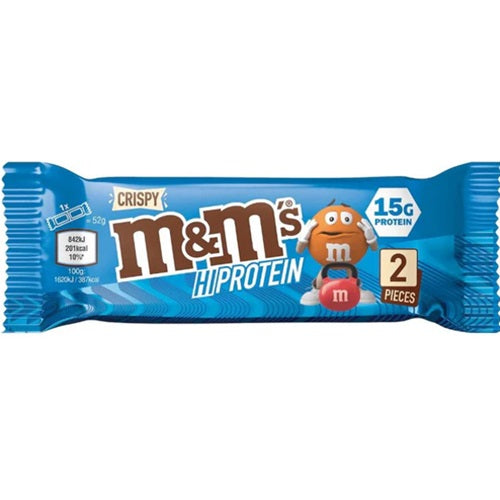 UK M&M Crispy Hi Protein Bar 52g