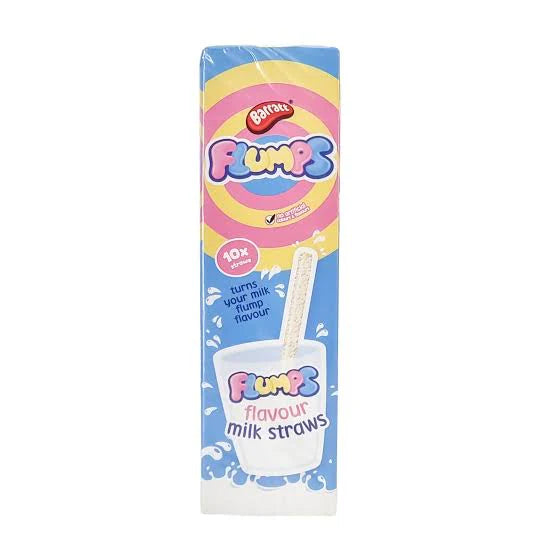 Barratt Milk Straws Flumps Flavour 10 Pack (UK)