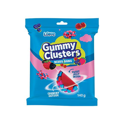 *NEW* Lolloz Gummy Cluster Collection All Variety 140g - 230g